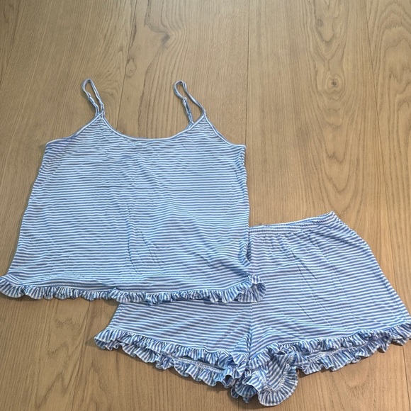 Gapbody Other - Striped Blue Women's Pajama Set Small
